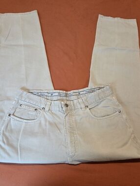 Ermenegildo Zegna Straight-Leg Light Khaki Five Pocket Pants Men's 36